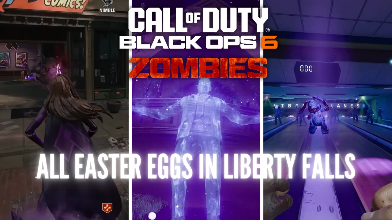 Call of Duty Black Ops 6 Zombies Liberty Falls All Easter Eggs ...