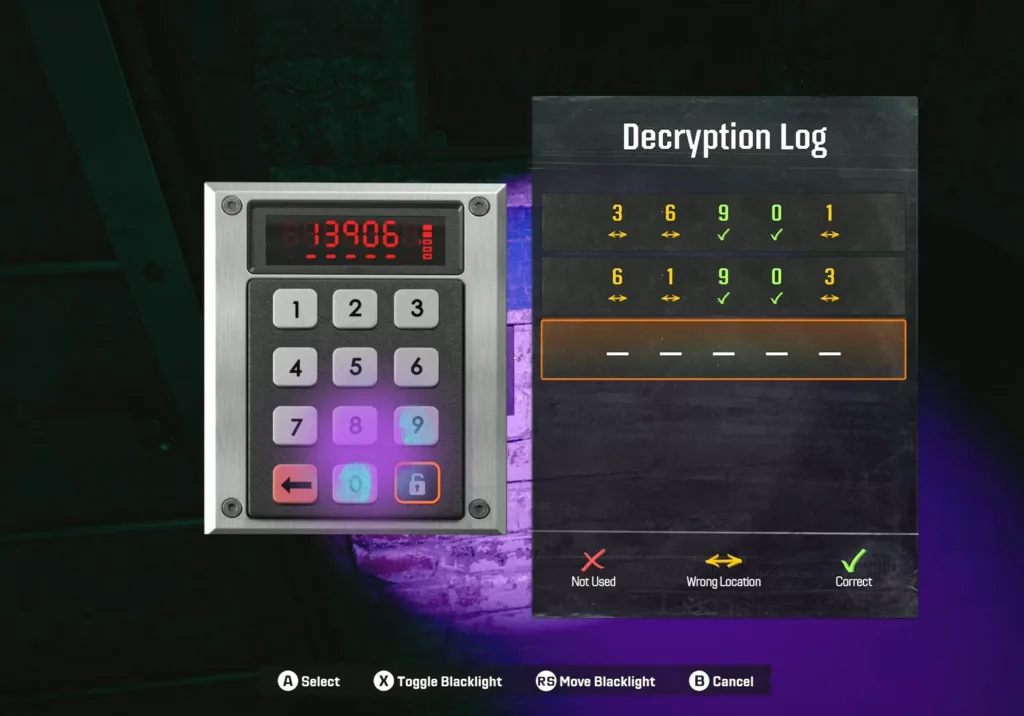 Secret Room Keypad Code Puzzle Solution Call of Duty Black Ops 6