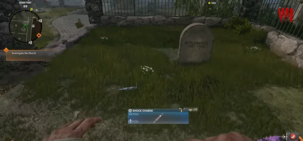 COD BO6 Zombies Liberty Falls Grave Loot Easter Egg (1)