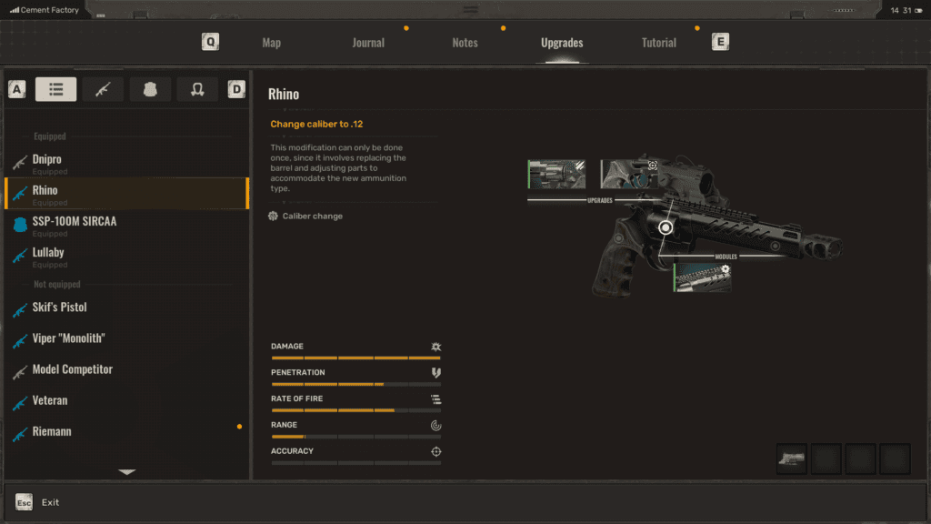 S.T.A.L.K.E.R. 2 Heart of Chornobyl - Rhino Revolver Buckshot Conversion Upgrade Blueprint Location