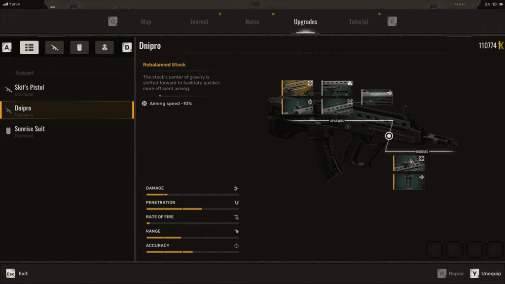 Stalker 2 Weapon Customization