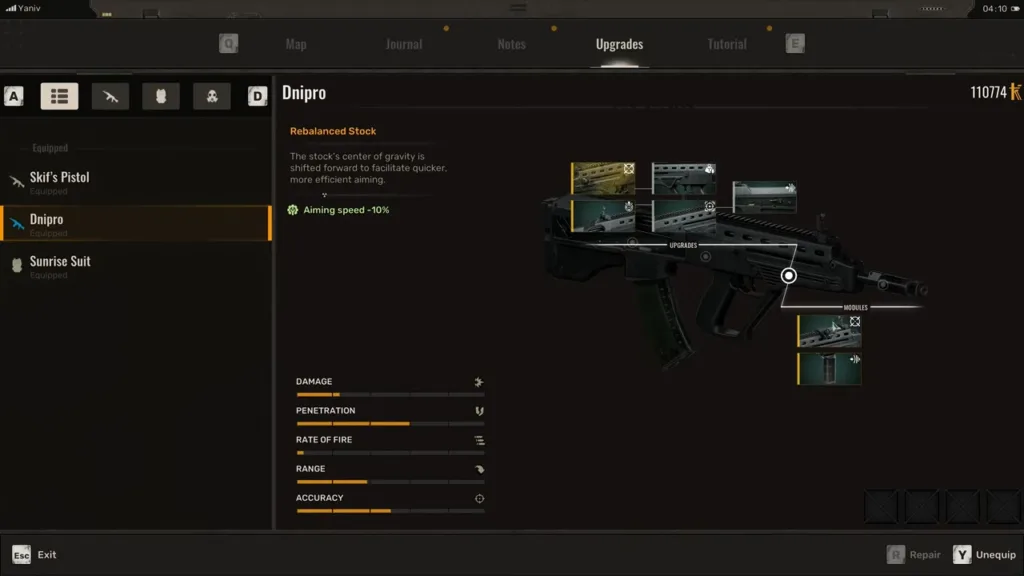 Stalker 2 Weapon Customization