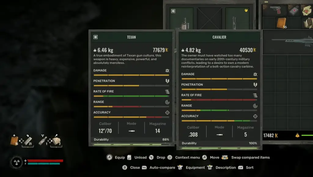 Stalker 2 Cavalier Bolt Action Sniper Rifle Location