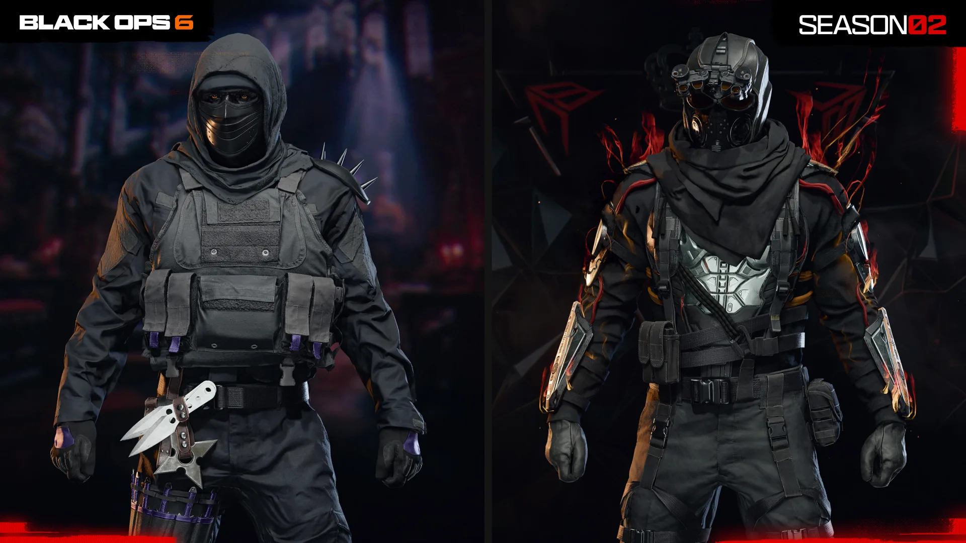 COD BO6 Battle Pass Season 2 Battle Pass Stone Shadow Work and BlackCell Operator Skins