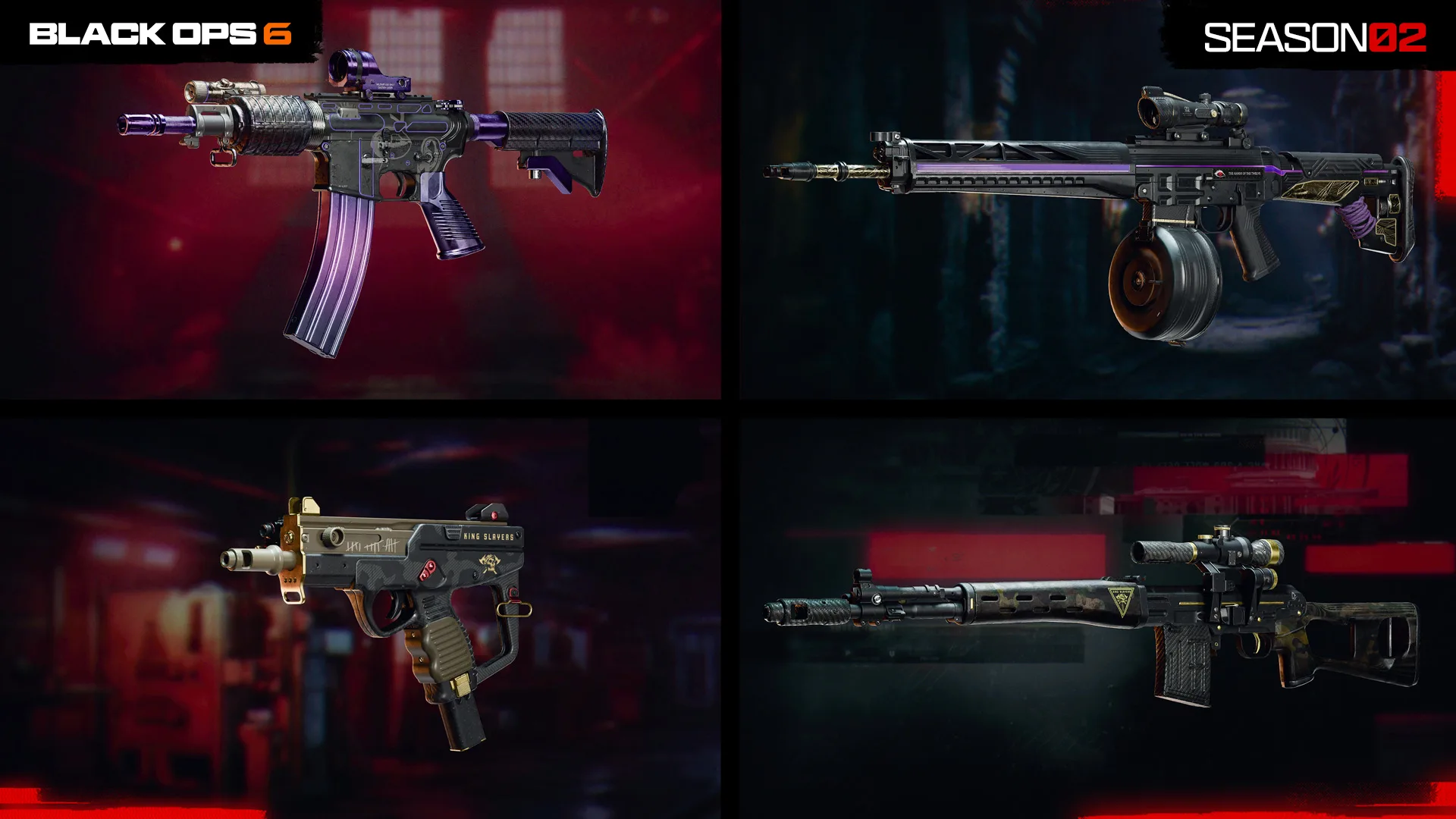 COD BO6 Season 2 Battle Pass New Weapon Blueprints 1