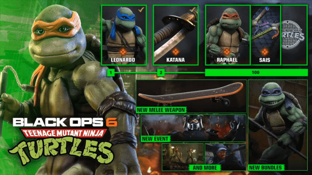 Black Ops 6 TMNT Crossover Event