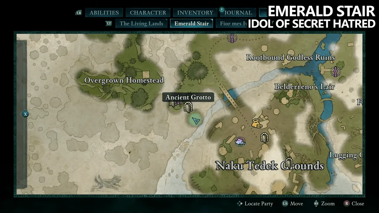 Avowed: The Schemer's Offering Totem Fragment Locations — Emerald Stair