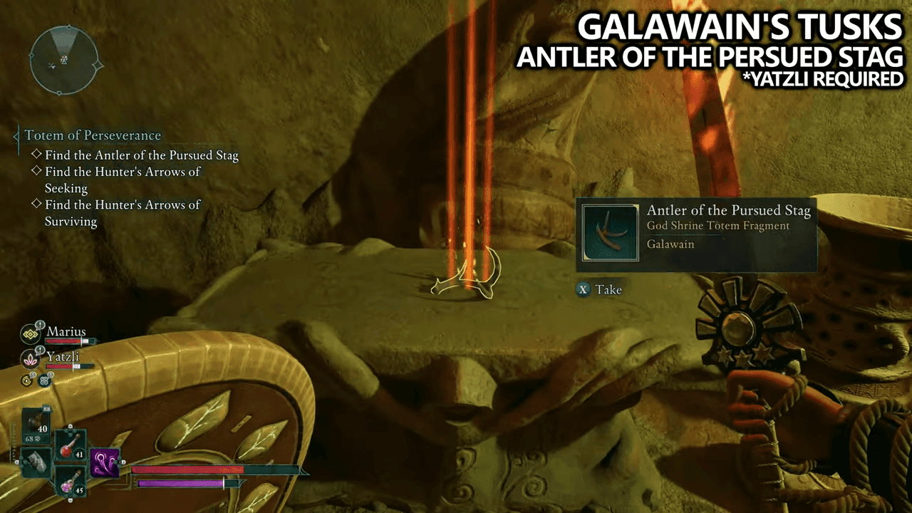 Avowed - Galawains Tusk Totem Fragment Locations - Antler of The Pursued Stag Location (4)