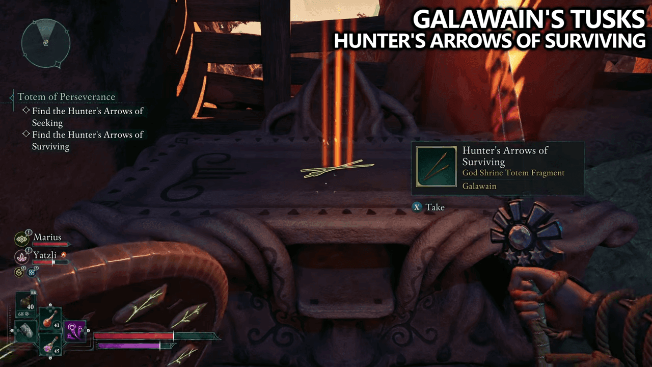 Avowed - Galawains Tusks Totem Fragment Locations - Hunters Arrow of Surviving Location (6)