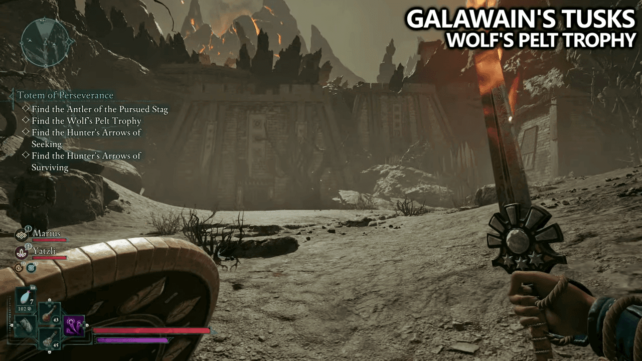 Avowed - Galawains Tusks Totem Fragments Locations - Wolfs Pelts Trophy (6)