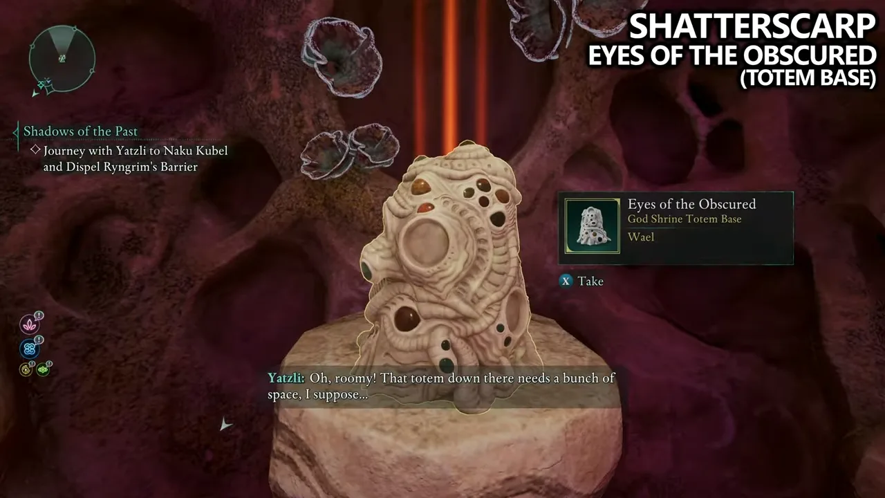 Avowed - God Shrine Totem Base Wael - Eyes of The Obscured in Shatterscarp (1)